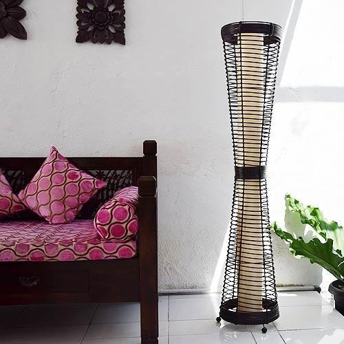 LED電球付 アジアン照明 おしゃれ照明 フロアライト フロアスタンド