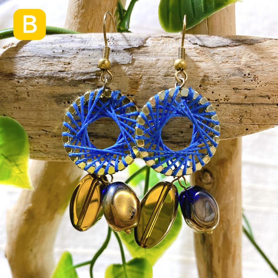 エスニック ピアス エスニックアクセサリー 金属アレルギー対応可