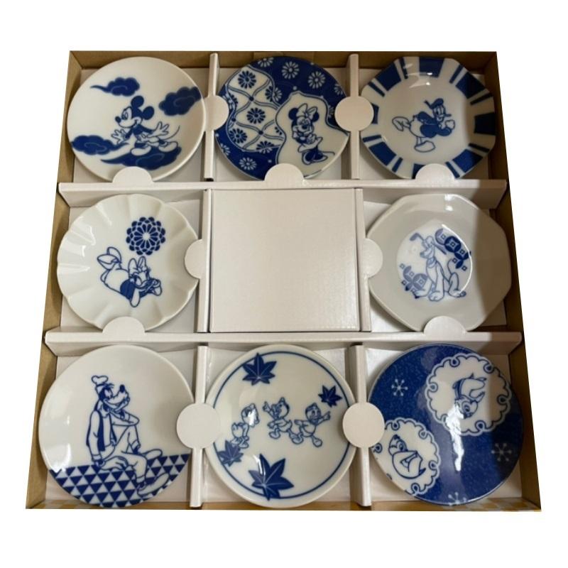 Disney（ディズニー） （三郷陶器 ディズニー 豆皿 8枚セット）Aセット