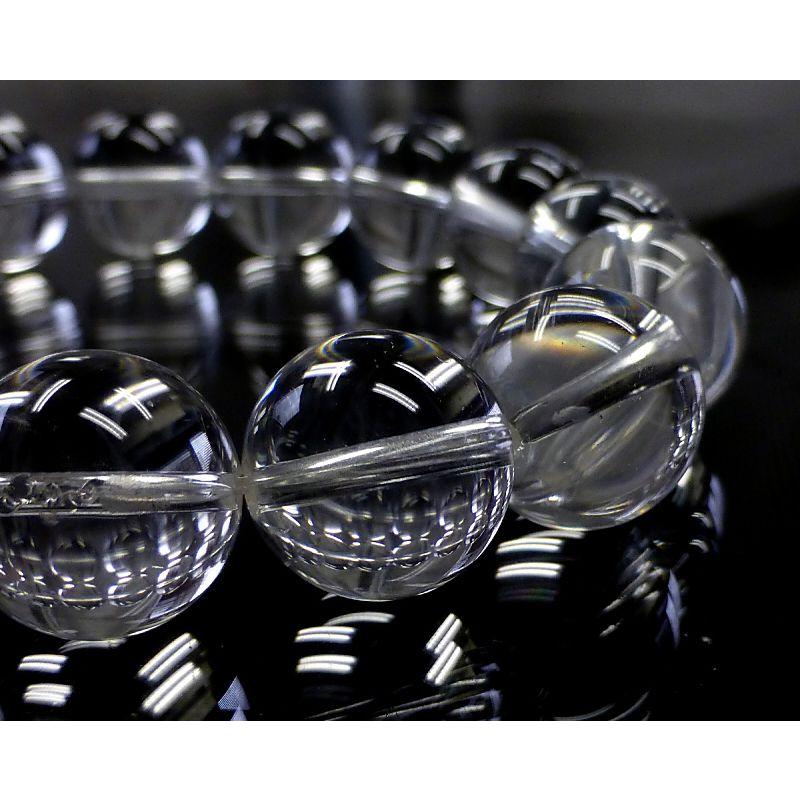 天然水晶 ブレスレット 14mm玉 最高級（5A） : shopooo by GMO - 通販