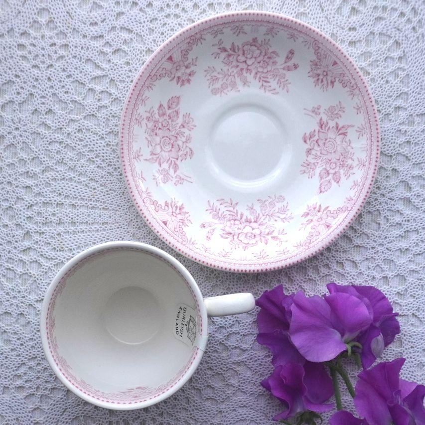 BURLEIGH（バーレイ） ピンク アジアティックフェザンツ カップ