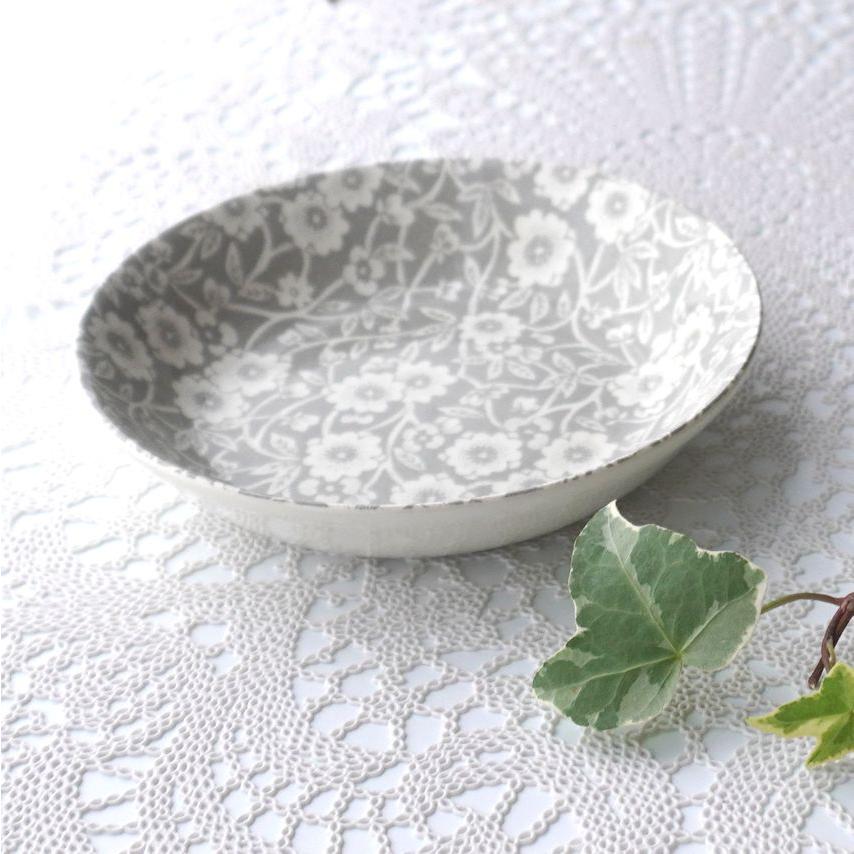 BURLEIGH（バーレイ） ダブグレイ キャリコ フルーツ プレート