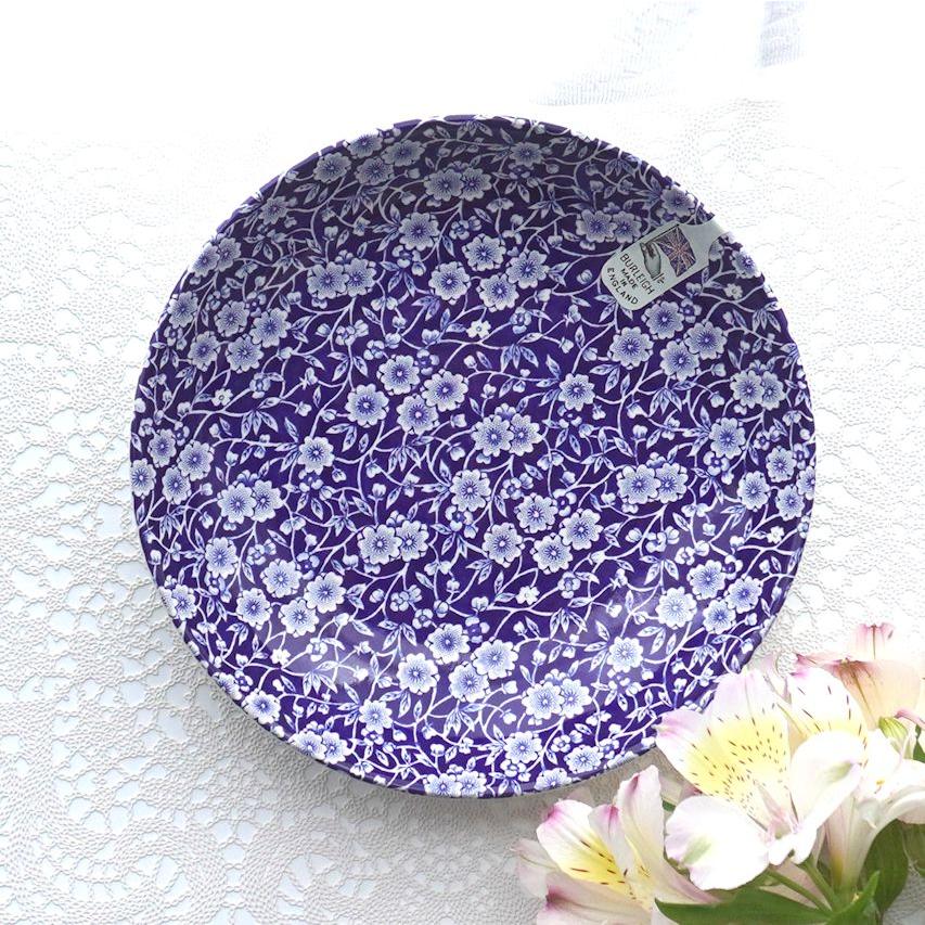 BURLEIGH（バーレイ） ブルーキャリコ パスタプレート BURLEIGH Calico