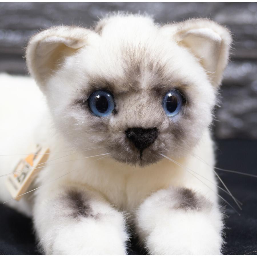 ケーセン ぬいぐるみ Kosen ビルマ子猫「ジャスミン」（伏せ） 41cm