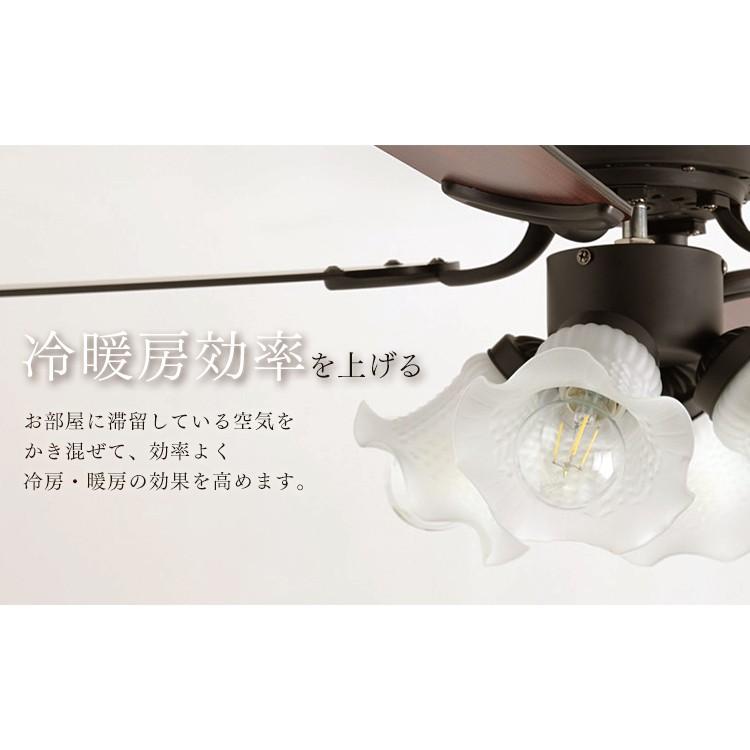 シーリングファン LED おしゃれ シーリングファンライト リモコン