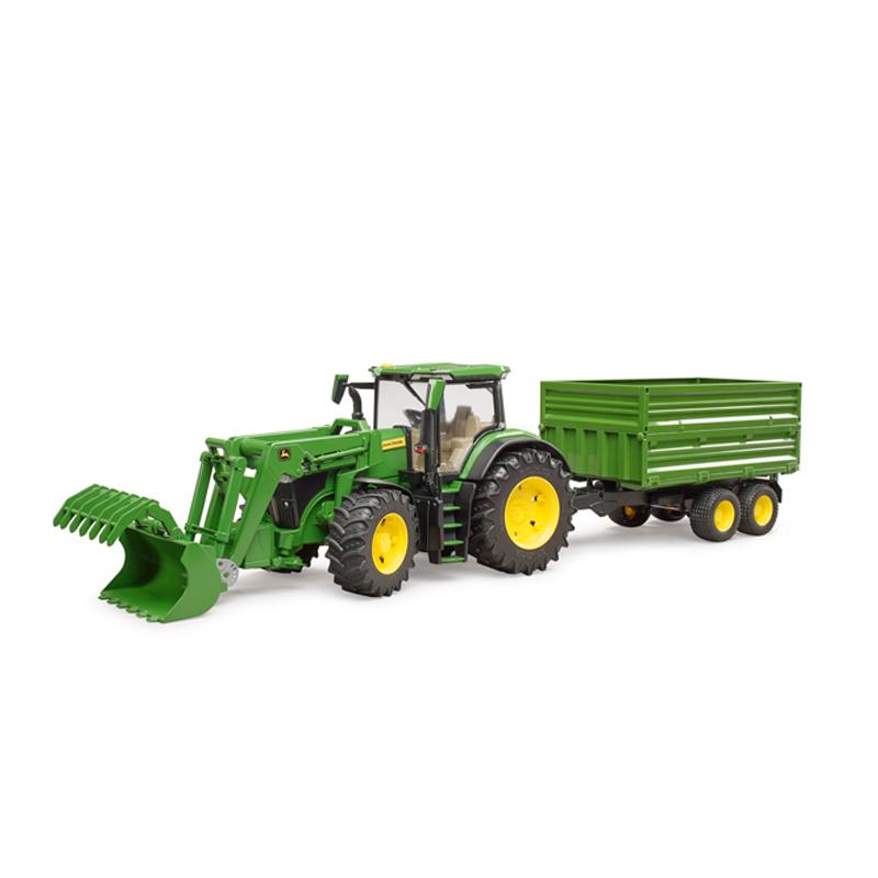 ブルーダー bruder JD 7R 350フロントローダー＆Tippingトレーラー