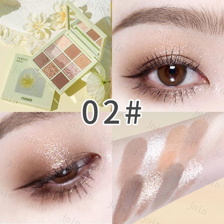 NOVO アイシャドウパレット 日本国内当日発送 9colors set 3type