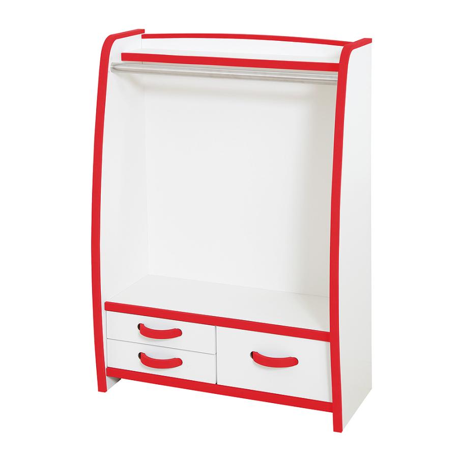 充英アート ハンガーラック 幅63cm EVAキッズ カラフル 完成品 子供