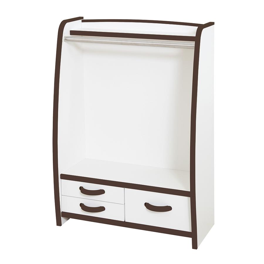 充英アート ハンガーラック 幅63cm EVAキッズ カラフル 完成品 子供