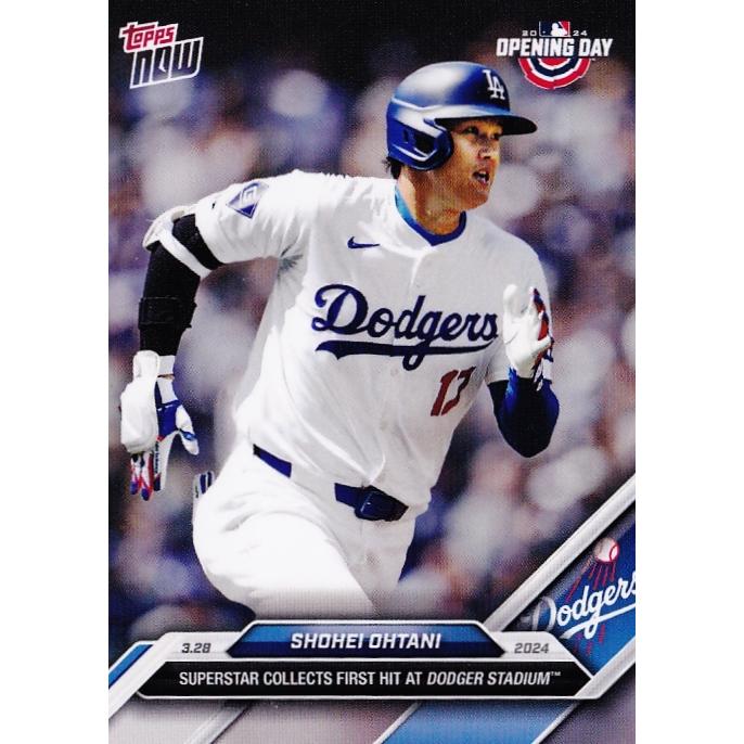 9【大谷翔平/ドジャース】2024 MLB TOPPS NOW [2024.3.28] 本拠地開幕