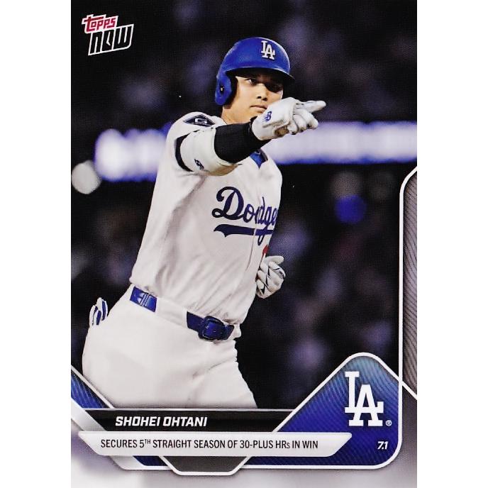 370【大谷翔平/ドジャース】2025 MLB TOPPS NOW [2025.7.1] キャリア5