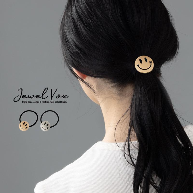 Jewel VOX ヘアゴム レディース ヘアポニー ヘアアクセ にこちゃん