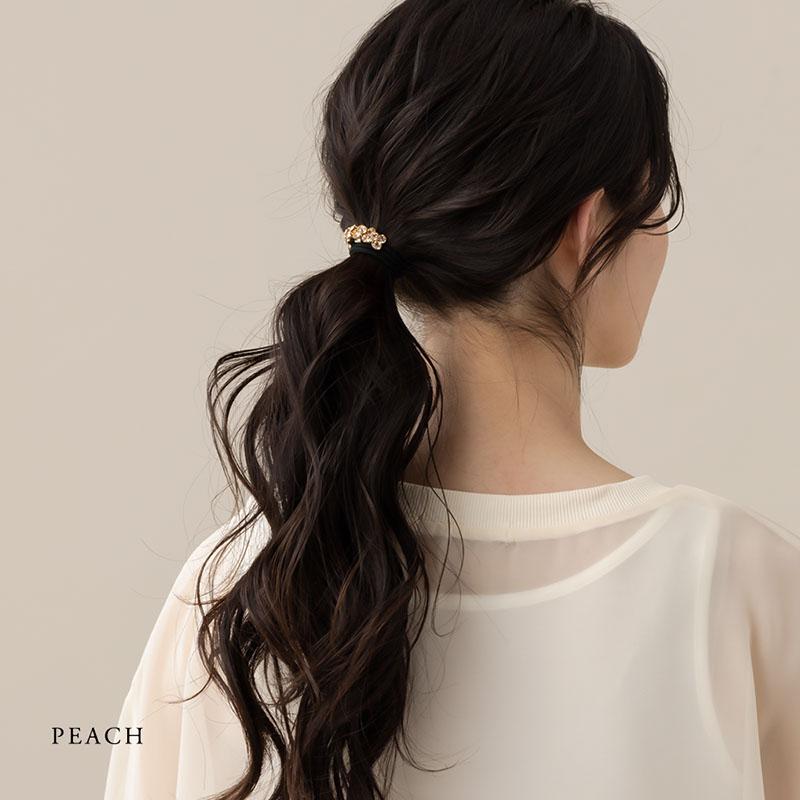 Jewel VOX ヘアゴム ヘアポニー ストーン キラキラ パール ビジュー