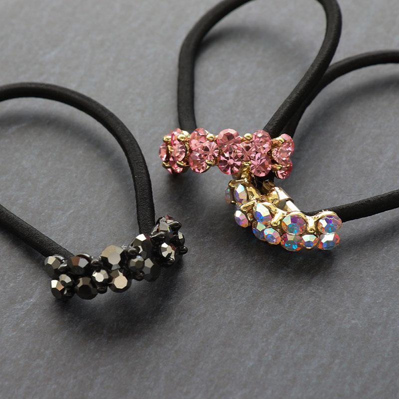 Jewel VOX ヘアゴム ヘアポニー ストーン キラキラ パール ビジュー