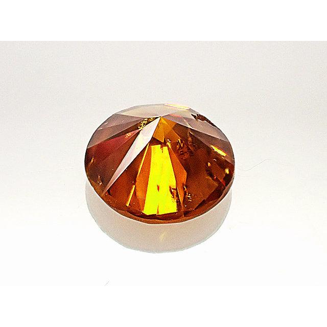 オレンジダイヤモンド ルース 0.512ct FANCY DEEP BROWNISH ORANGE I1