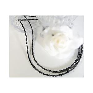 天然 ブラックダイヤ 20カラット ネックレス K18ゴールド ユニセックス