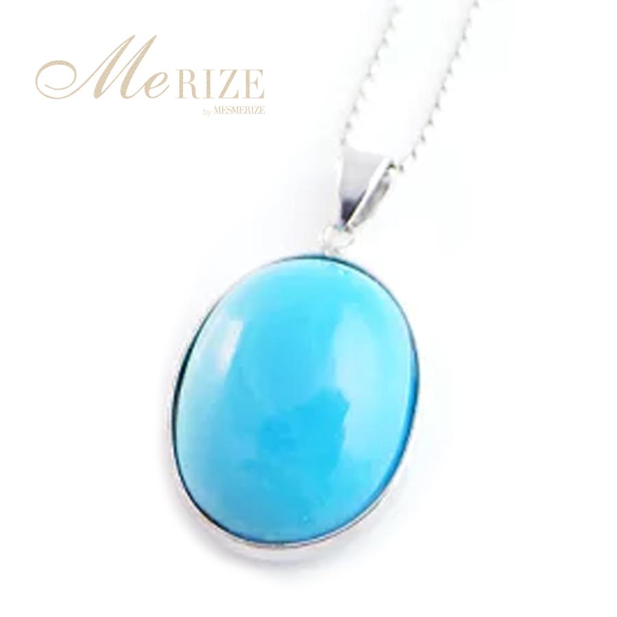 K18 大粒 天然 一粒 ターコイズ 6キャラットUP ネックレス ゴールド