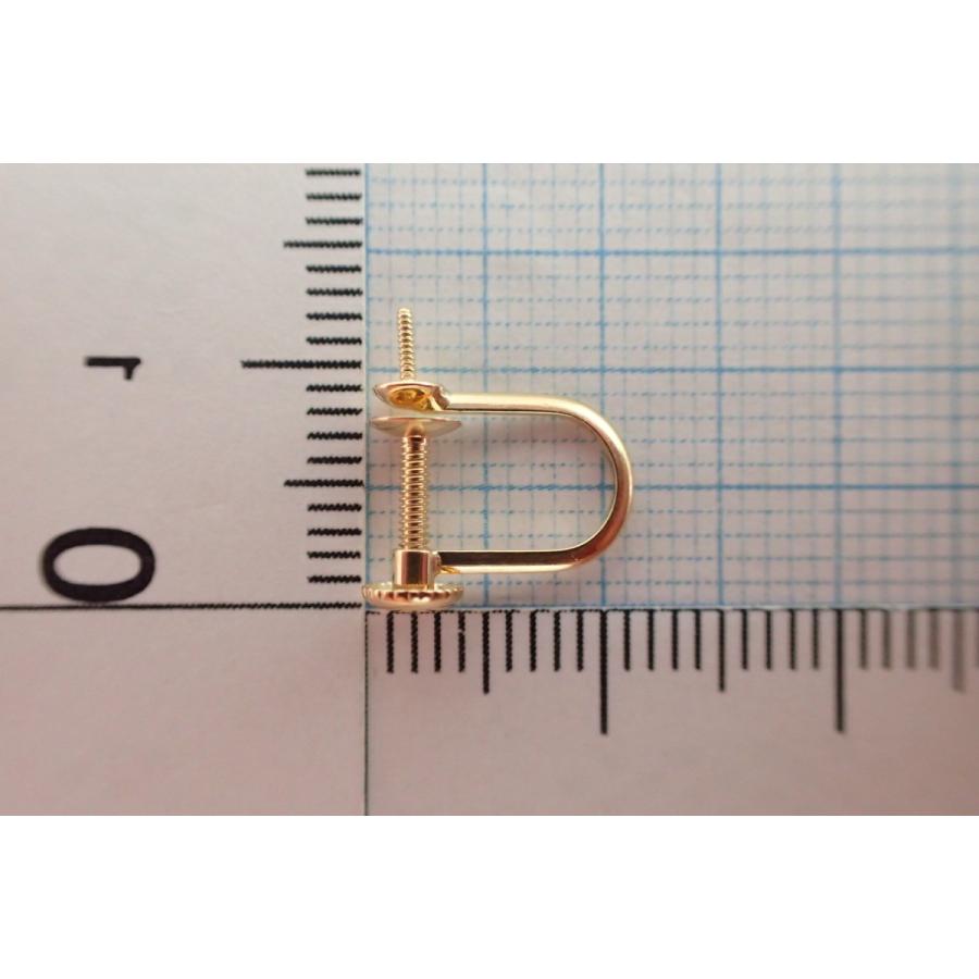 イヤリング イヤリングパーツ K18 18金 ネジ式 スクリュー M