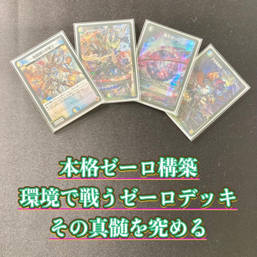 本格構築【4cゼーロ】デッキ＆3重スリーブ 《 闇王ゼーロ DARK