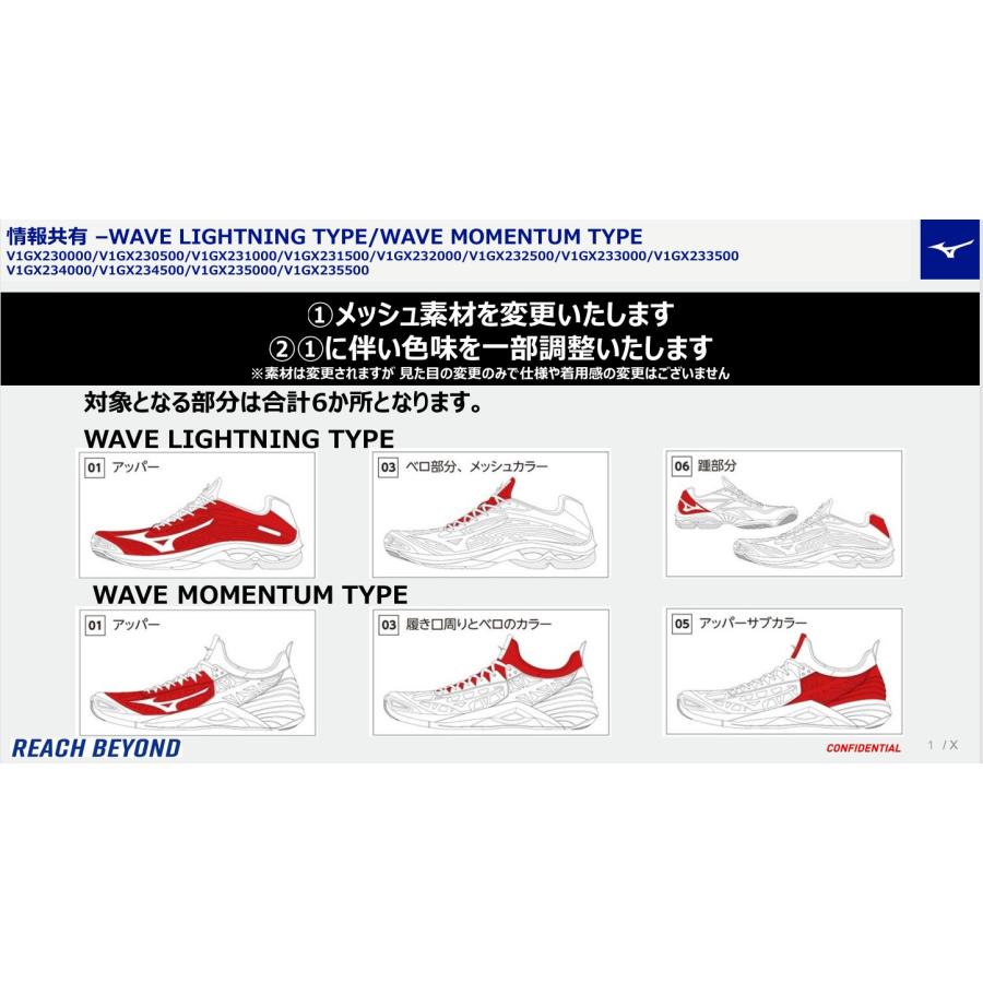 MIZUNO（ミズノ） カスタムオーダー 受注生産 バレーボールシューズ