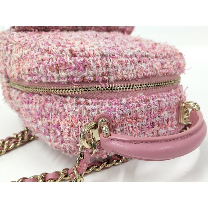 CHANEL（シャネル） ミニバックパック ツイード ピンク AP3753 : JJ