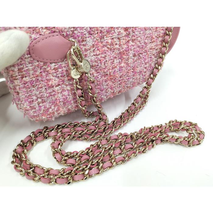 CHANEL（シャネル） ミニバックパック ツイード ピンク AP3753 : JJ