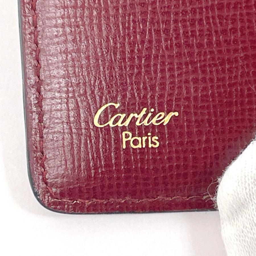 Cartier（カルティエ） キーケース マストライン 6連 レザー ボルドー