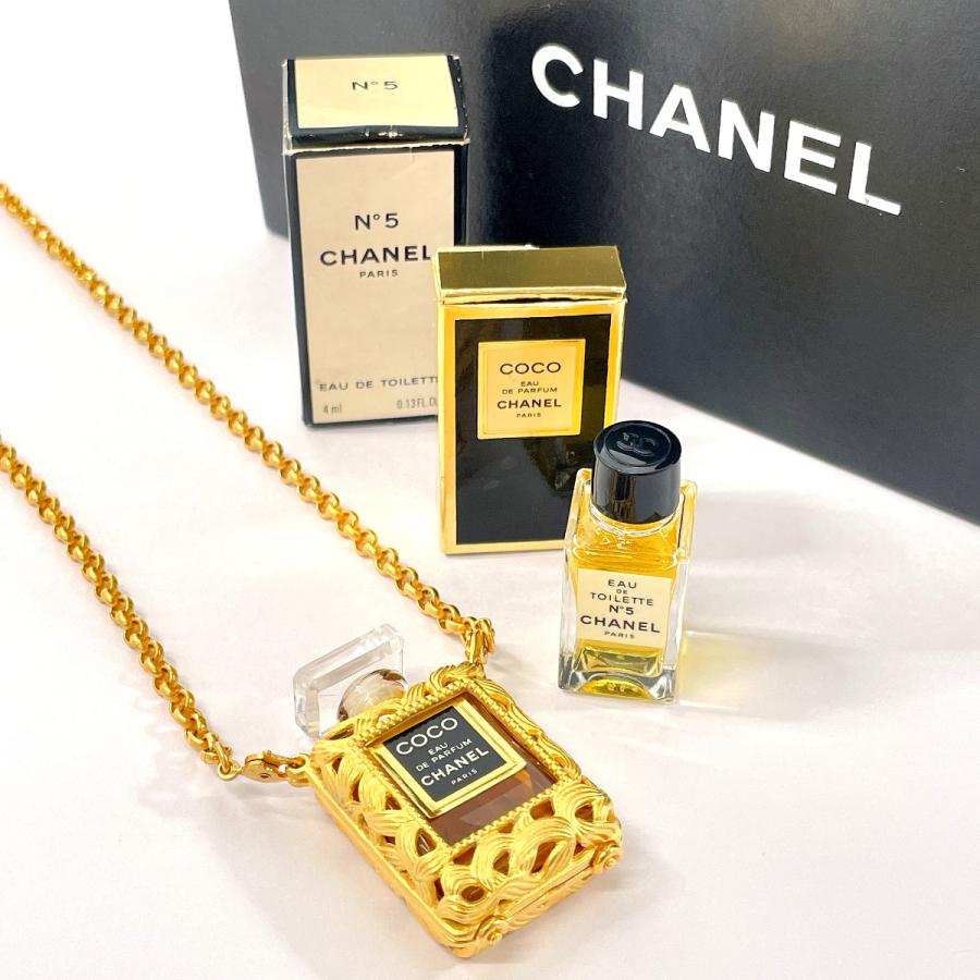 CHANEL（シャネル） ネックレス パフュームボトル チェーン No.5のミニ