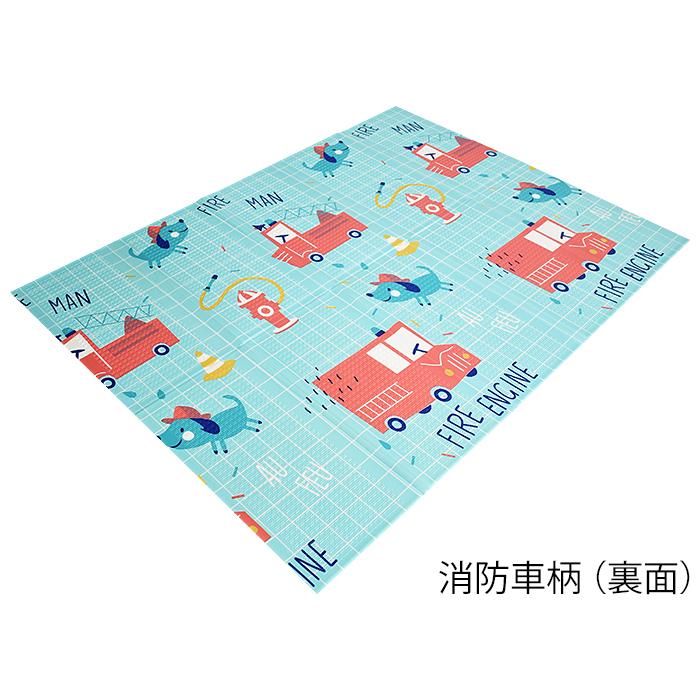JTC プレイマット 折りたたみ 195×147cm リバーシブル マット ベビー