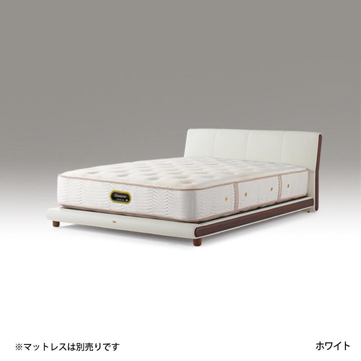 SIMMONS（シモンズ） 本革ベッドフレーム グレースサルーン Q クィーン