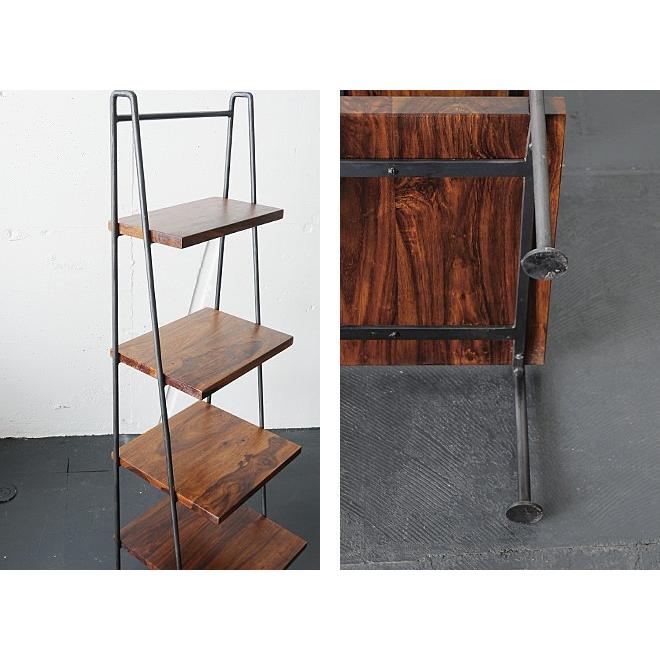 オープンシェルフ 木製 おしゃれ オープンラック ディスプレイ レトロ