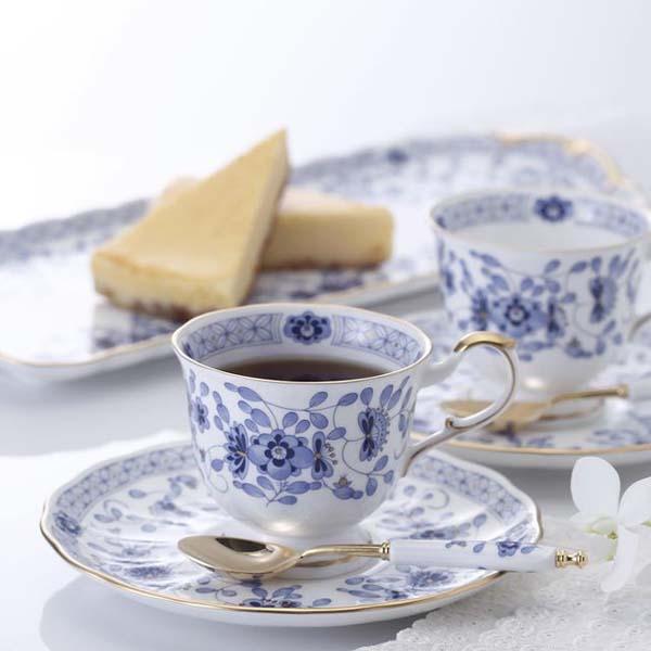 NARUMI ミラノ コーヒーカップ＆ソーサーセット 200cc 2人用 ナルミ