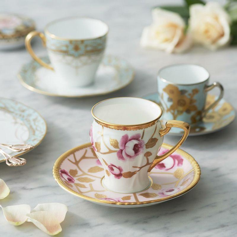 ノリタケ オマージュ コレクション コーヒー カップ＆ソーサー （藍白