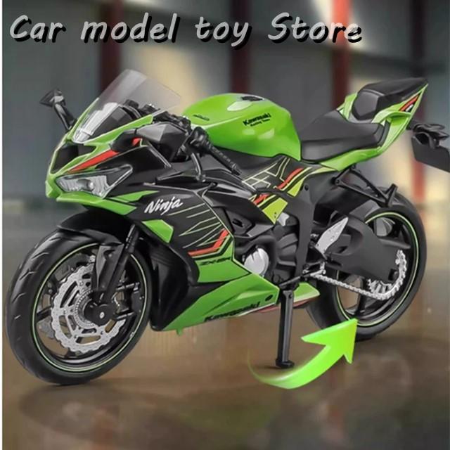 並行輸入品】カワサキ 1/12ニンジャ ZX-6Rクロスカントリーバイク模型