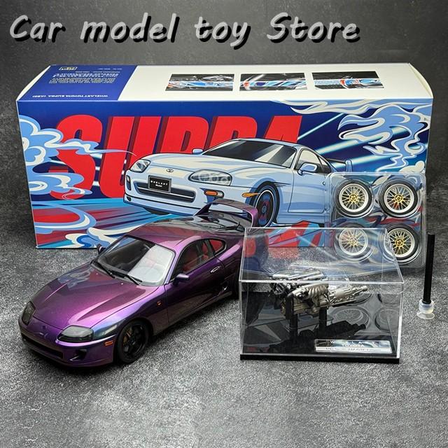 並行輸入品】トヨタ WHELART 1:18 FOR A80 SUPRA カーモデル 友達贈る