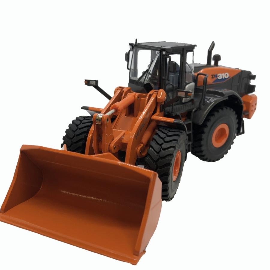 日立 ホイールローダー ZW310-6 1/50スケール ミニチュアモデル 日立建