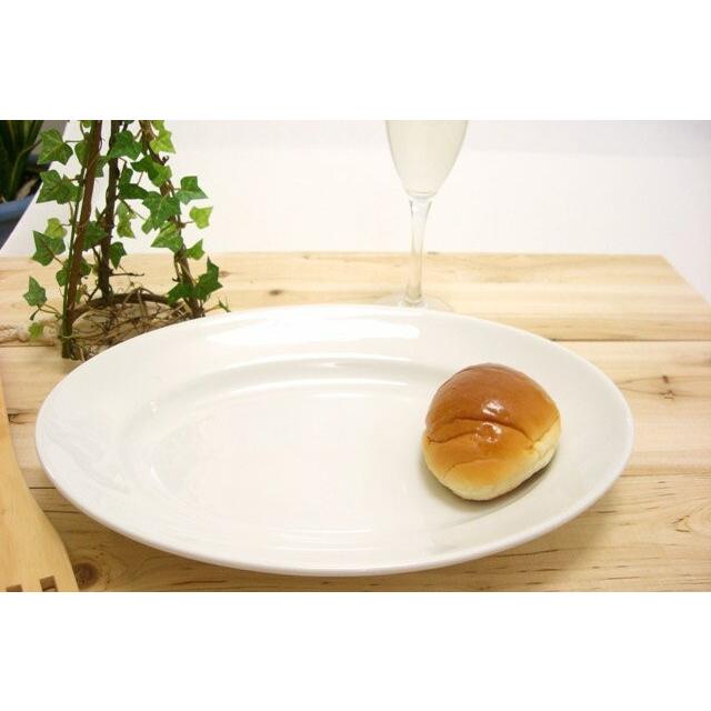 洋食器 オーバル ディナープレート 大皿 31cm 白い食器 日本製 美濃焼