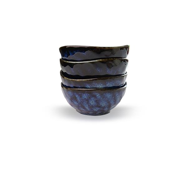 小鉢 8.8cm 120cc 窯変 紺 小付 ボウル 小さい 珍味 和食器 食器
