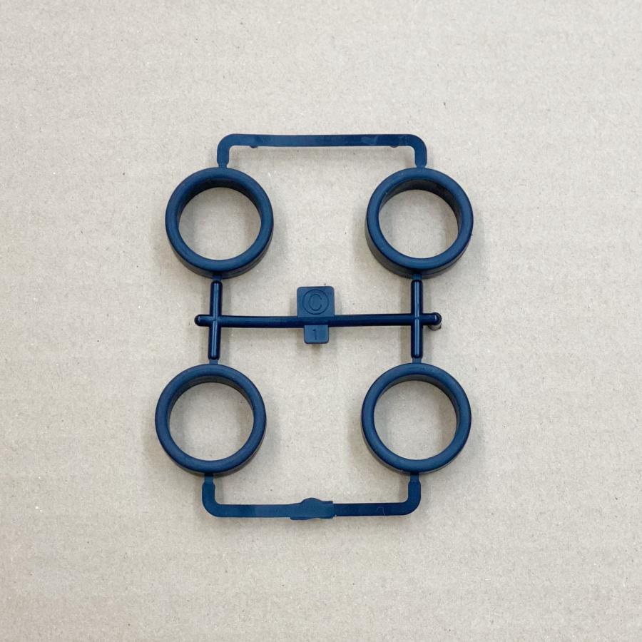 ミニ四駆 中径ローフリクションローハイトタイヤ ブラック 黒 ミニ四駆