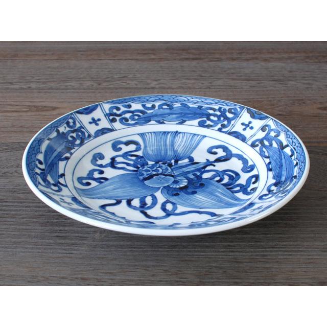 宝づくし 80皿 藍凛堂 / 食器 大皿 リム皿 染付 美濃焼 : おもてなし考