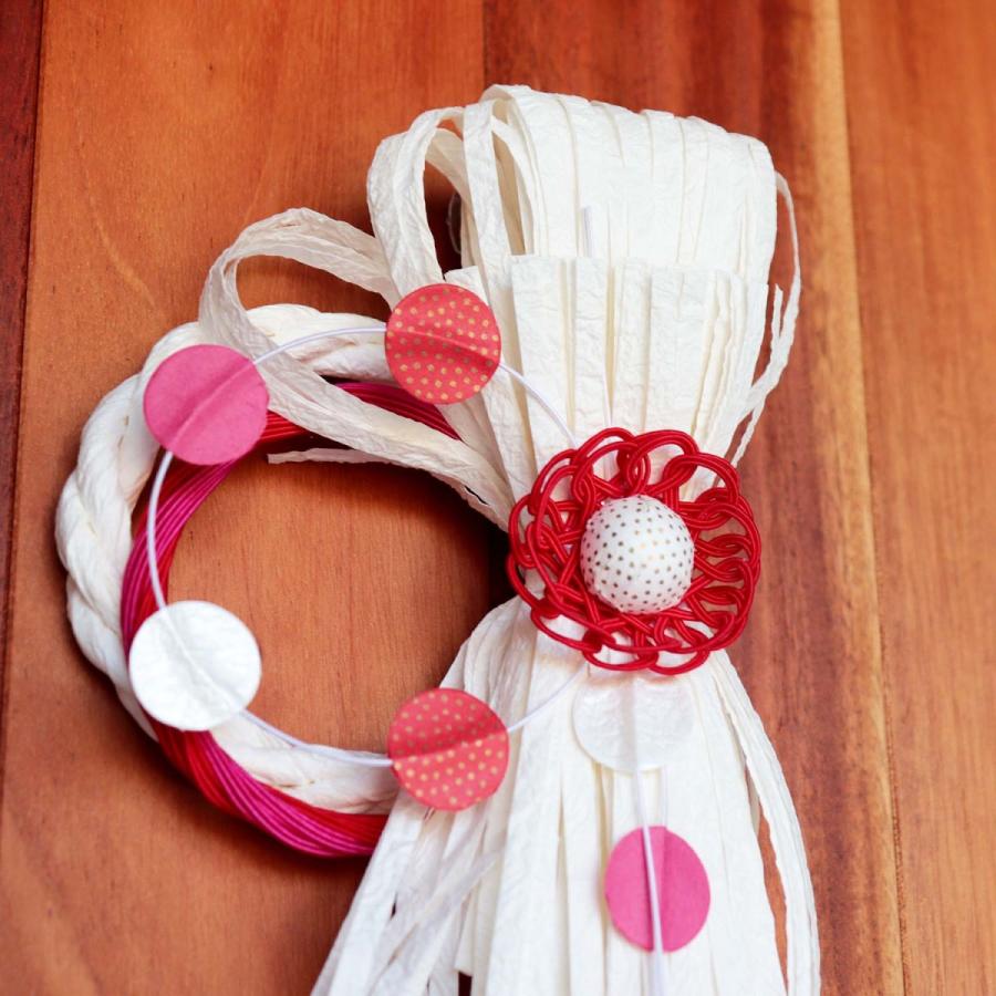 めでたや お正月飾り 玄関 モダン medetaya modern 和紙水引