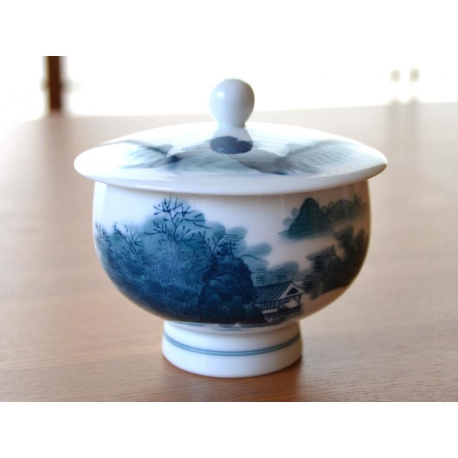 茶器セット 日本茶 高級 有田焼 畑萬陶苑 鍋島山水 汲出し土瓶茶器揃