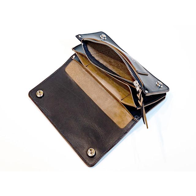 Inception 日本製 インセプション HORSE BUTT LEATHER TRUCKER WALLET