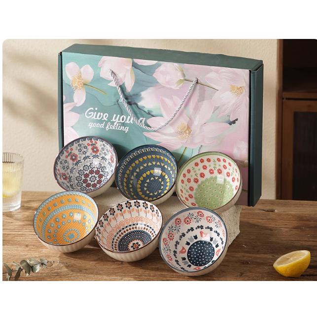 茶碗 ご飯茶碗 6個セット 飯碗 小鉢 敬老の日 ブライダル ギフト 父の