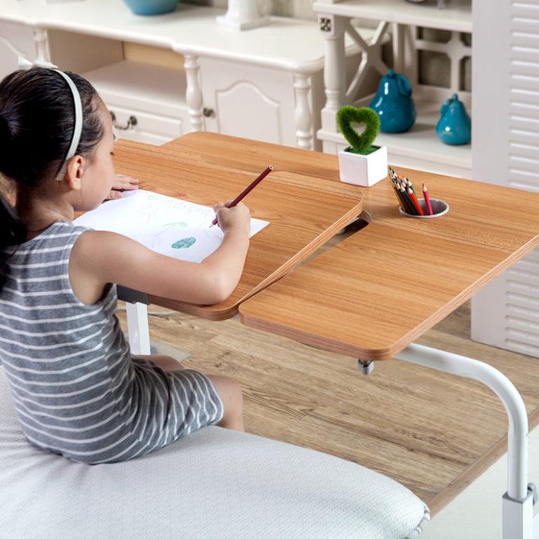 学習台 傾斜台 本立て ブックスタンド 木製 書見台 机一体型 ベット上