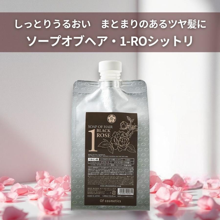 ソープオブヘア・1-ROシットリ 1000ml トリートメントオブヘア・2-RO