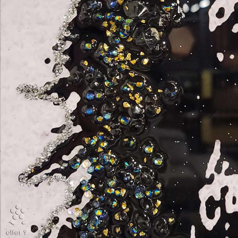 バンクシー アートパネル 水晶絵 インテリアフレーム おしゃれ 玄関