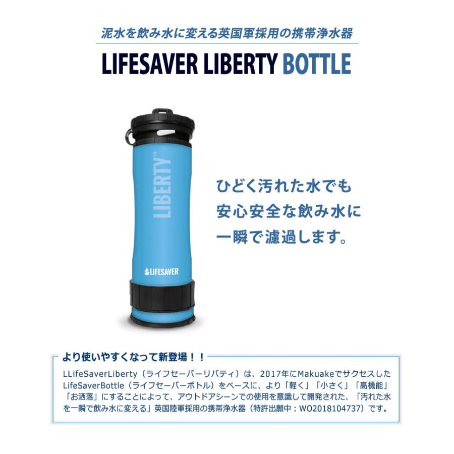正規販売店 LifeSaver Liberty ライフセーバーリバティ 携帯浄水器