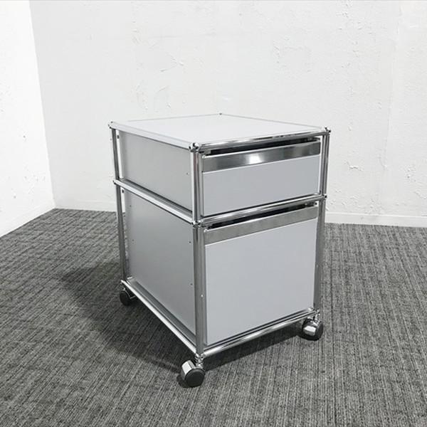 USM USMハラー インサイドワゴン 2段 USM Haller マットシルバー 中古