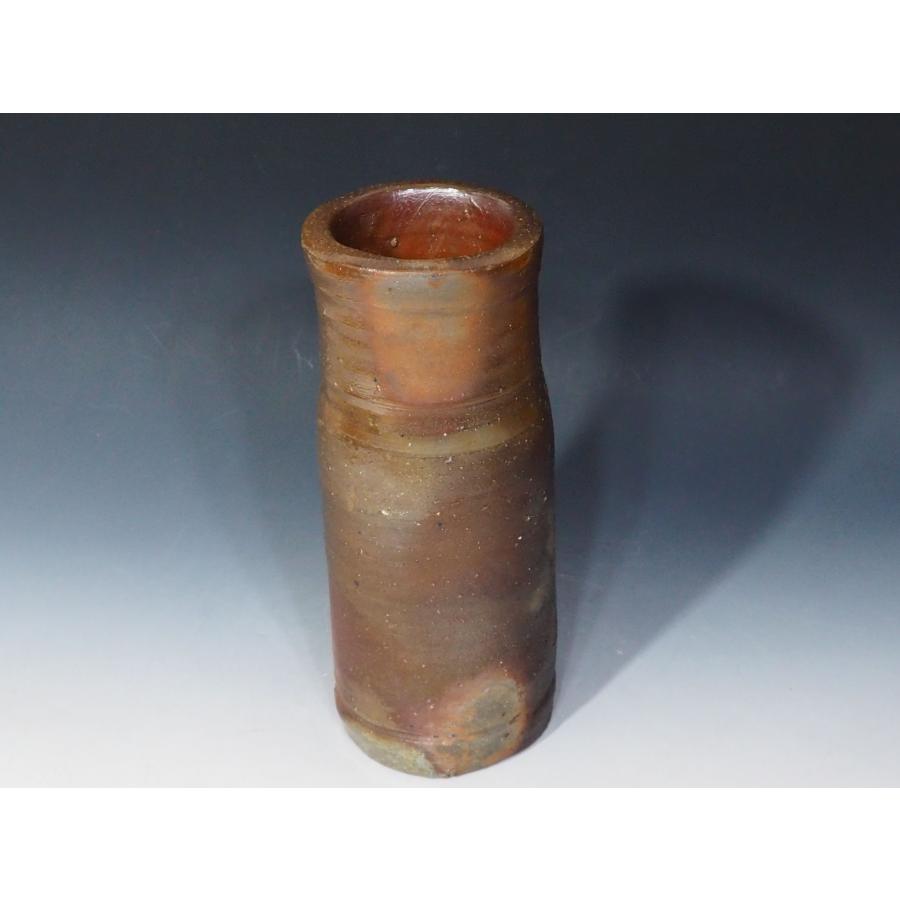 真作】 藤原啓 ○ 人間国宝 ≪ 備前花入 ≫ 共箱 花瓶 花器 備前焼